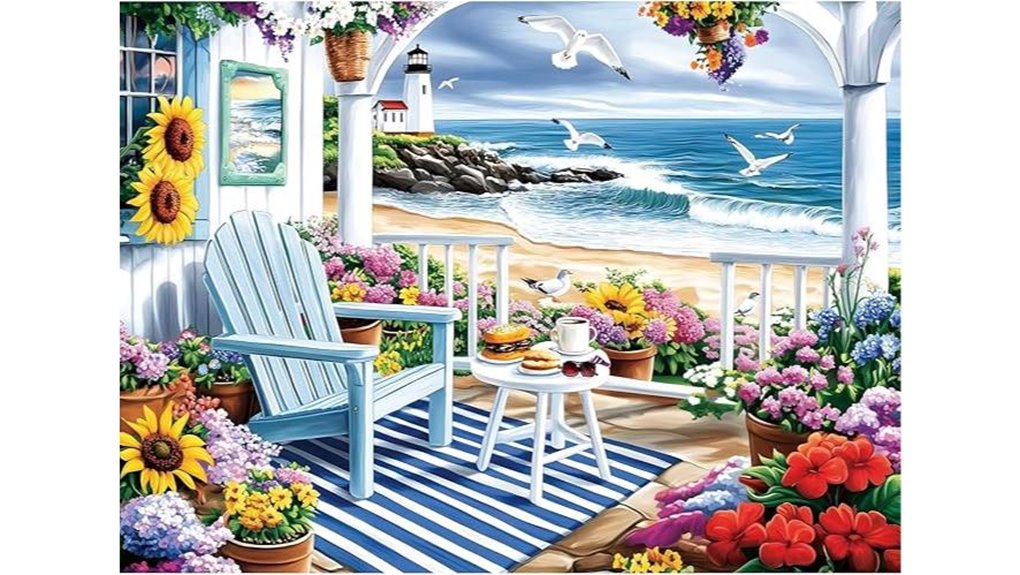 summer seaside pavilion puzzle