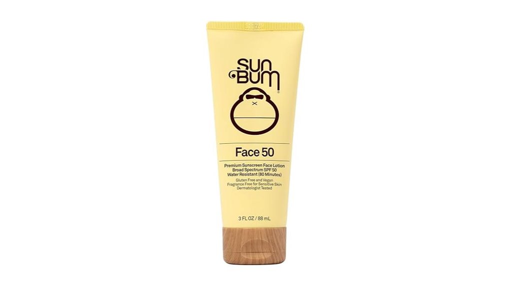 sun bum spf50 fragrance free facial