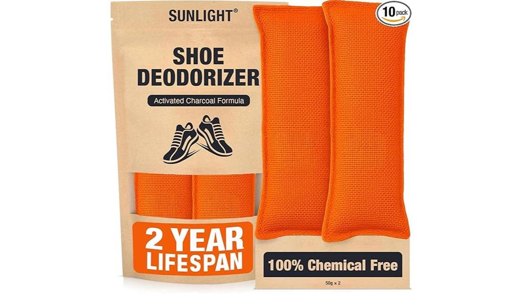 sunlight activated charcoal deodorizer bags