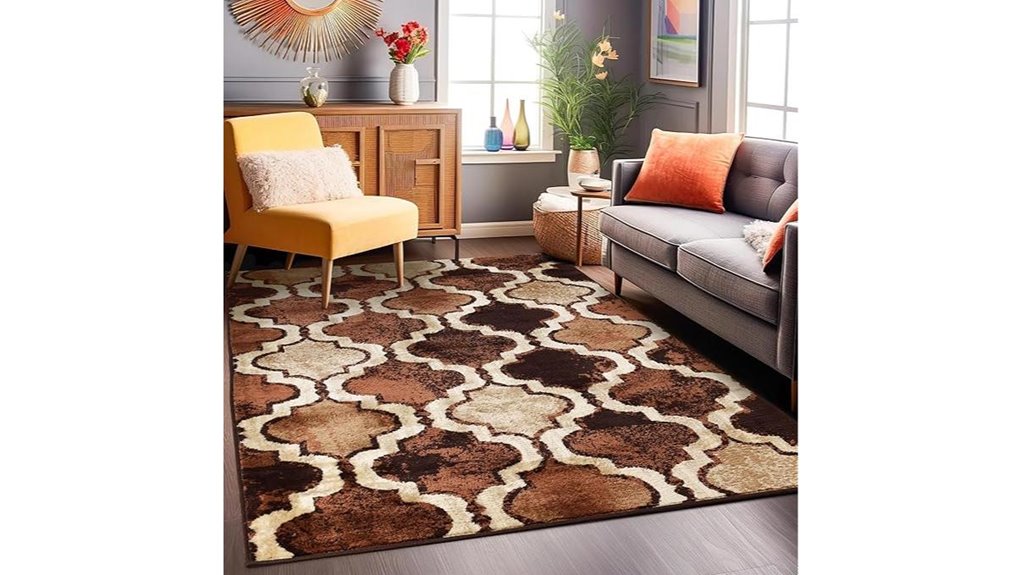 superior viking geometric trellis rug