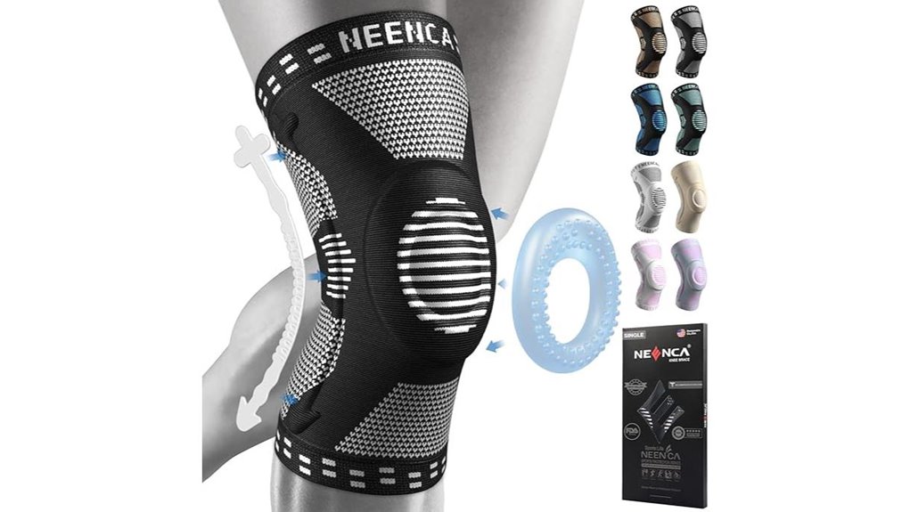 supportive knee brace with patella