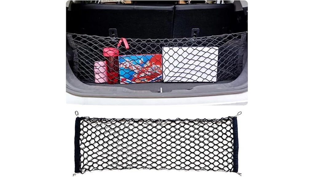 suv truck rear cargo net organizer