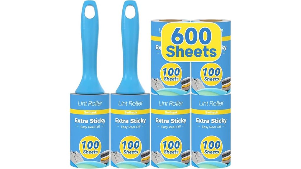 swihauk 600 sheet extra sticky lintrollers