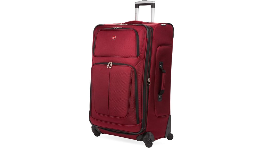 swissgear 29 burgundy expandable luggage