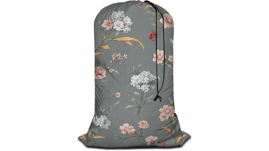 swono floral drawstring laundry bag