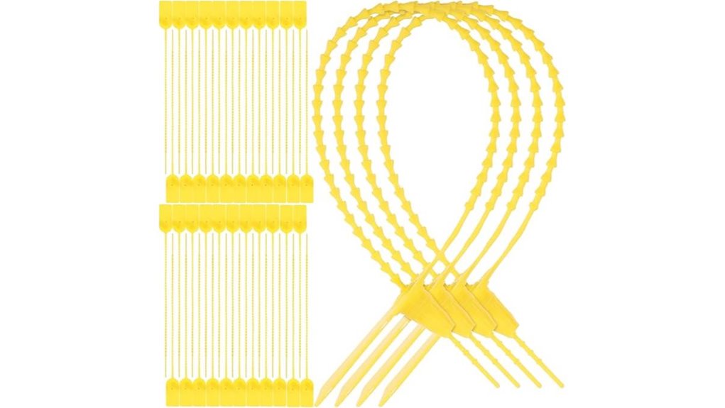 tamper proof self locking zip tie