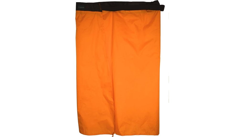 tangerine unisex waterproof kilt
