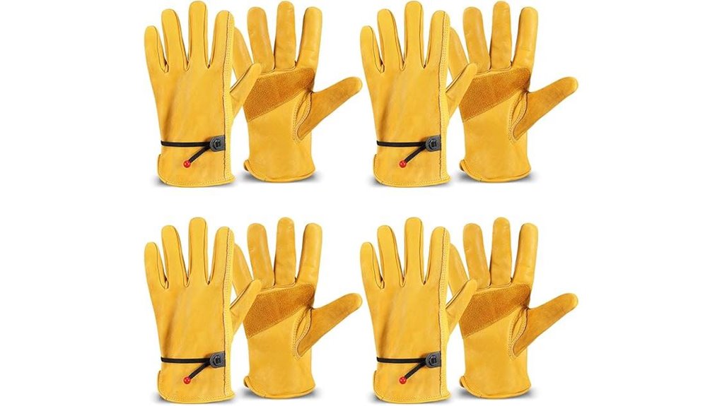 tarpop men s large cowhide gloves