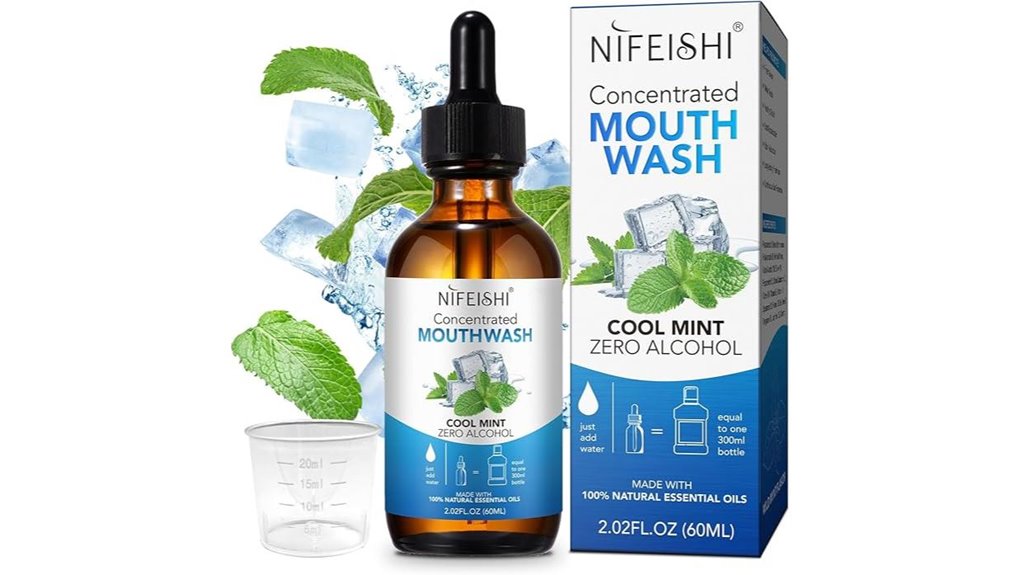 tea tree mint travel mouthwash