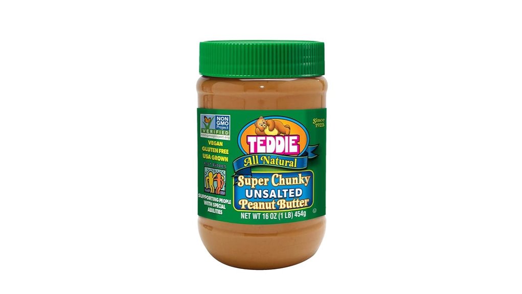 teddie chunky unsalted peanut