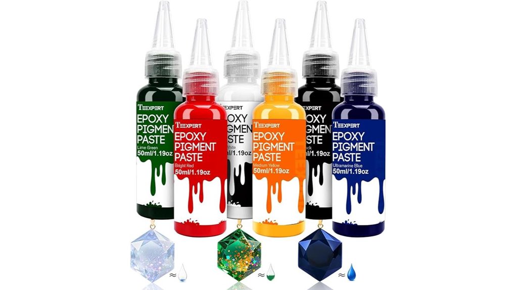 teexpert six color epoxy pigment paste