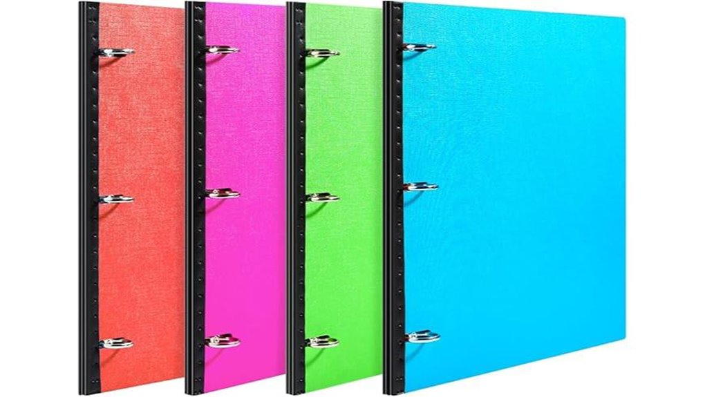 telescoping 3 ring flexible binders