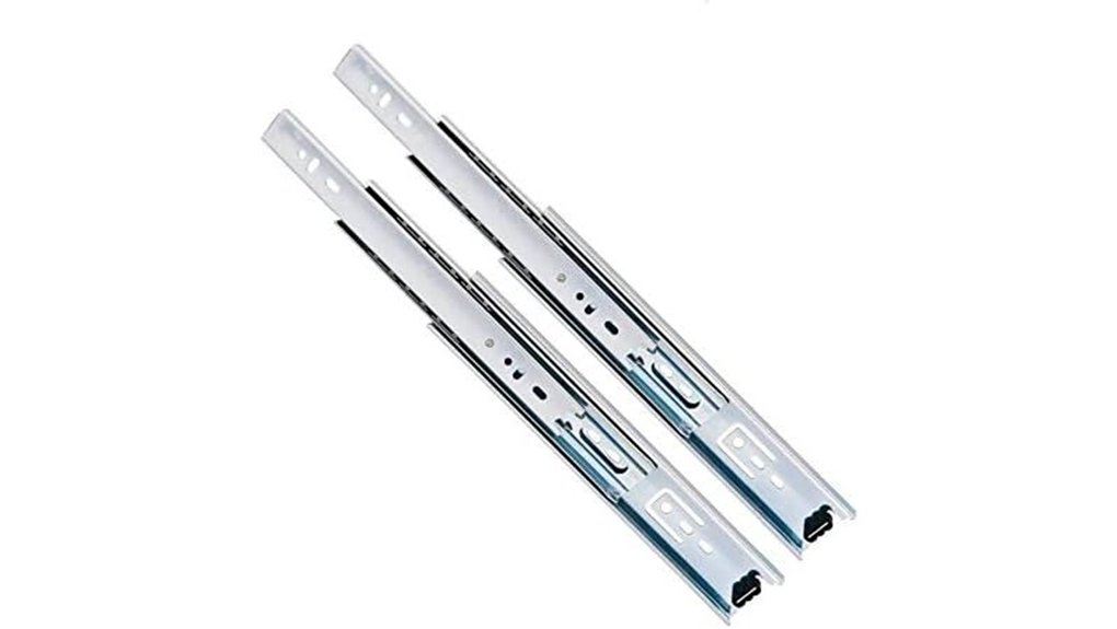 ten 22 inch 100lb drawer slides