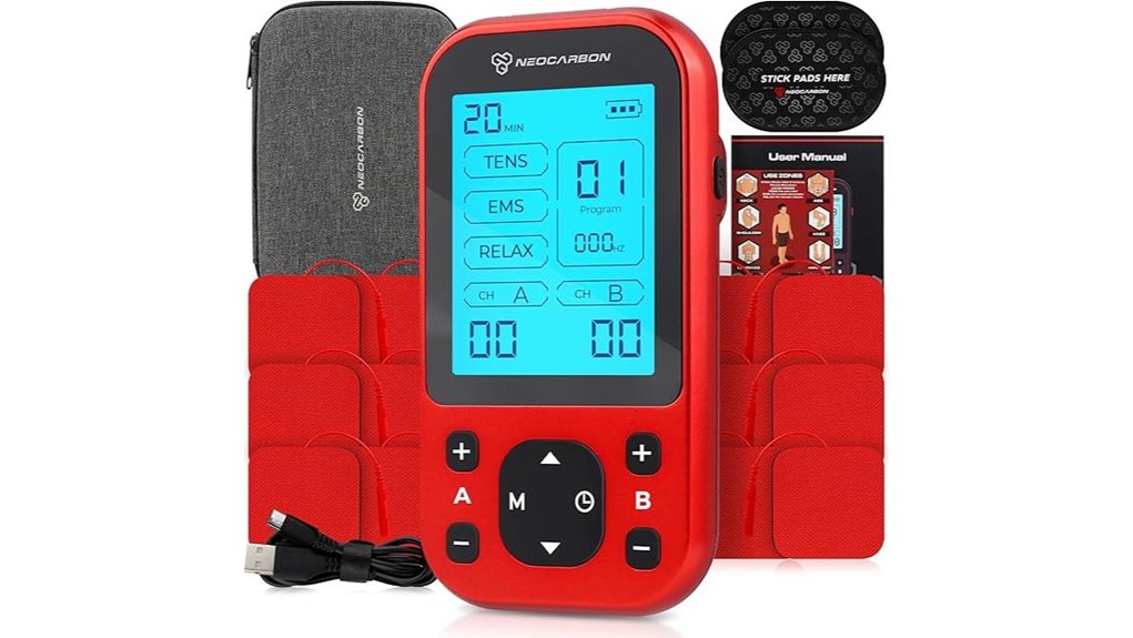 tens ems pain relief device