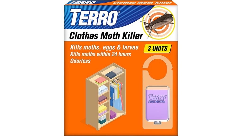 terro odorless clothes moth killer