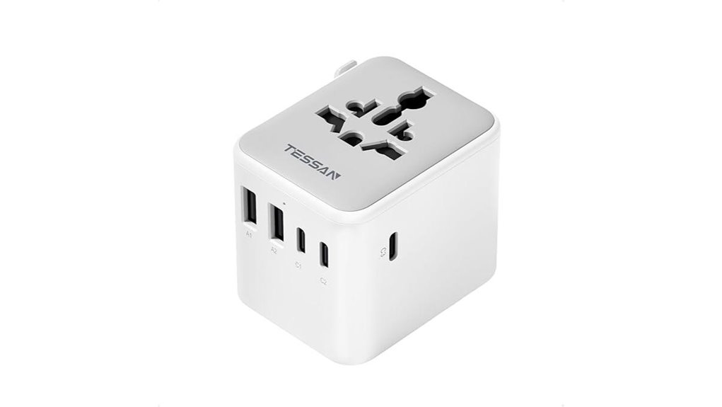 tessan 28w usb c a travel adapter