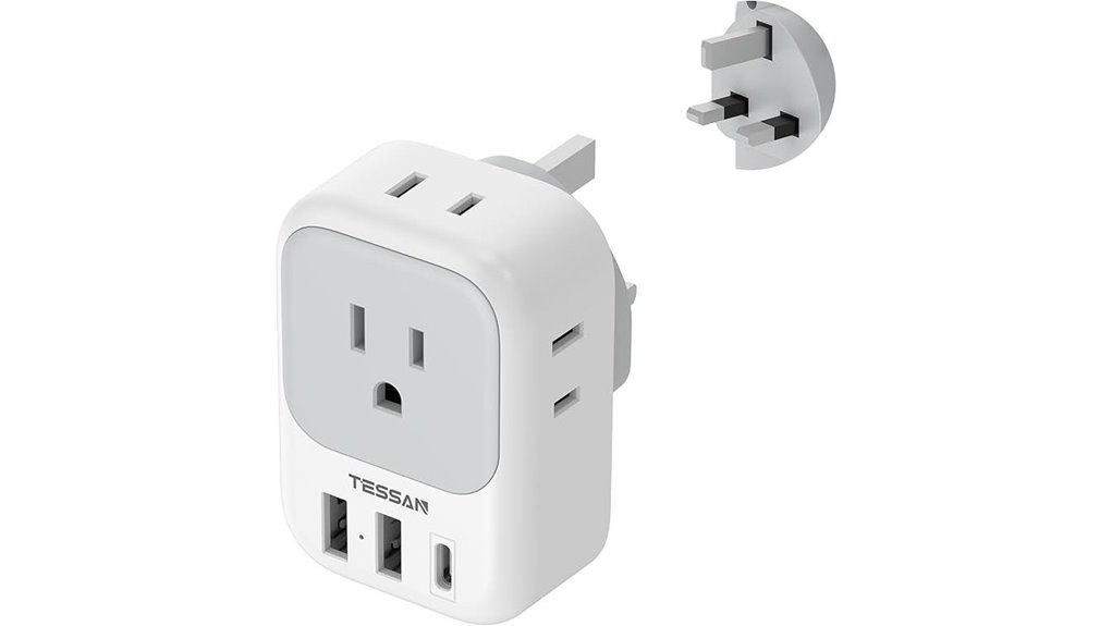 tessan usb c uk adapter
