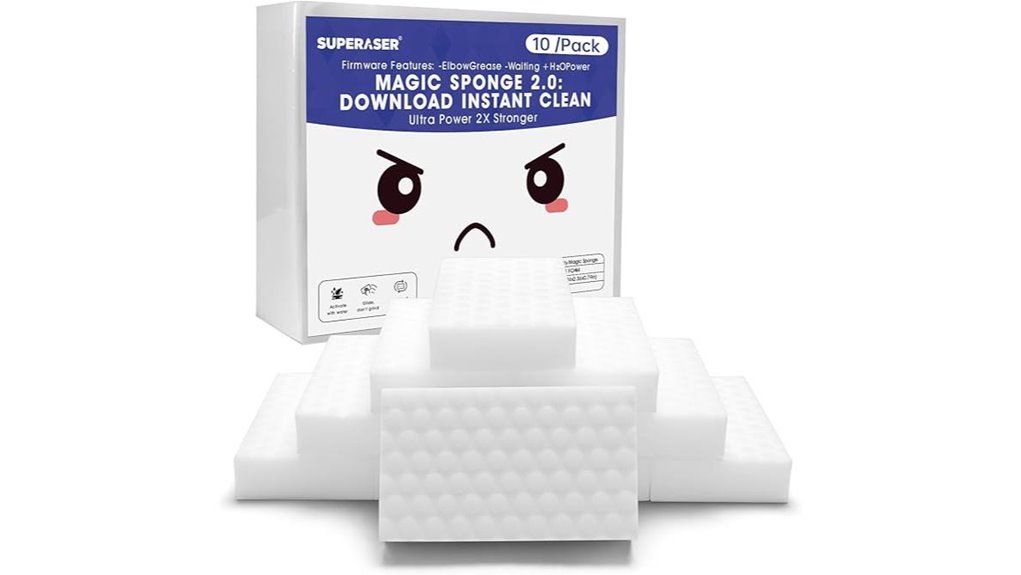 textured multi purpose cleaning erasers