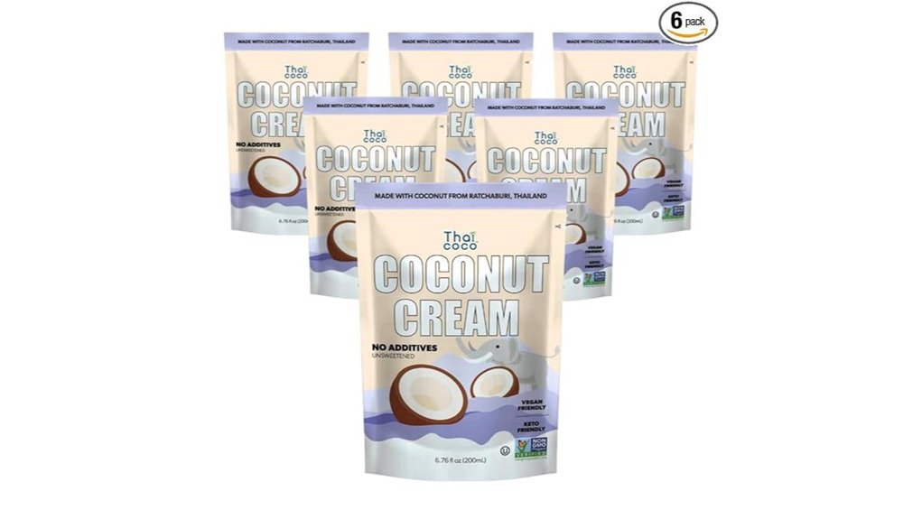 thai coconut cream cans