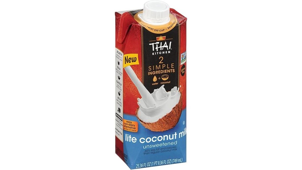 thai kitchen unsweetened lite coconut milk