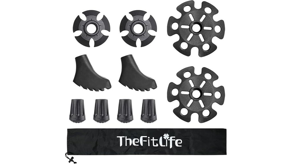 thefitlife trekking poles accessories