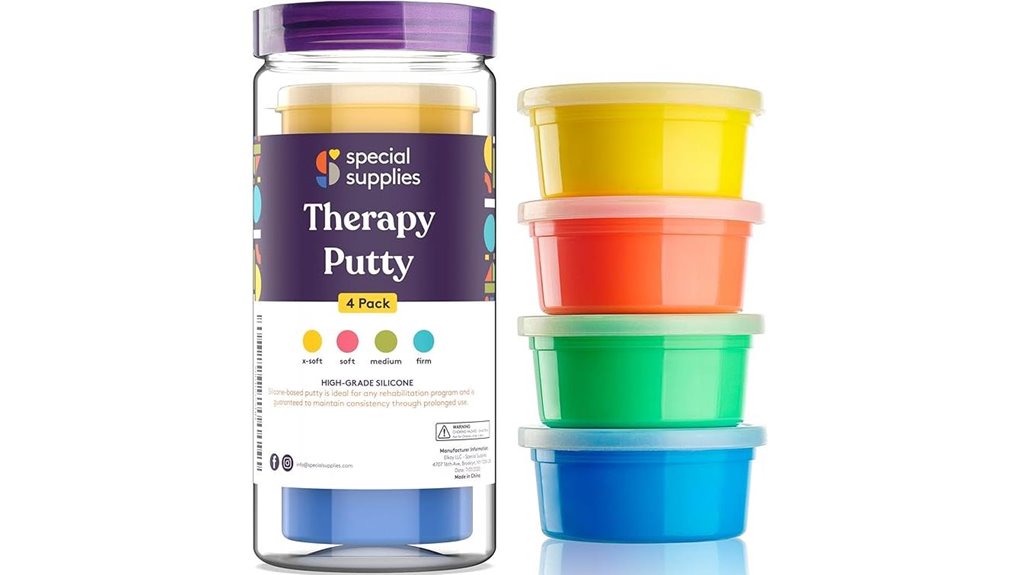 therapeutic multi strength resistance putty
