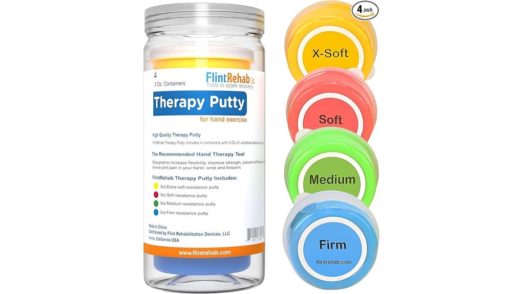 therapy putty four pack