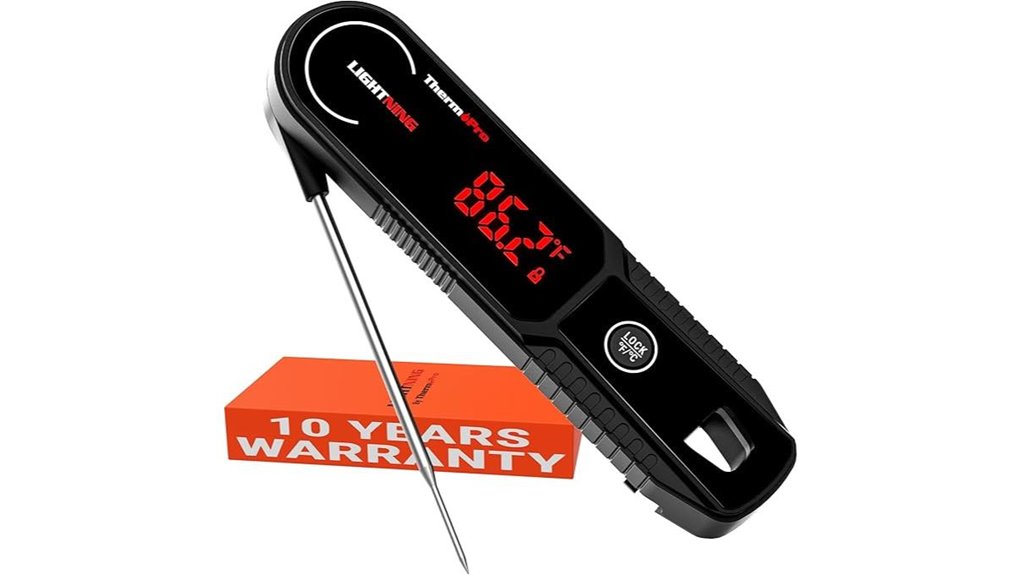 thermopro waterproof instant read thermometer