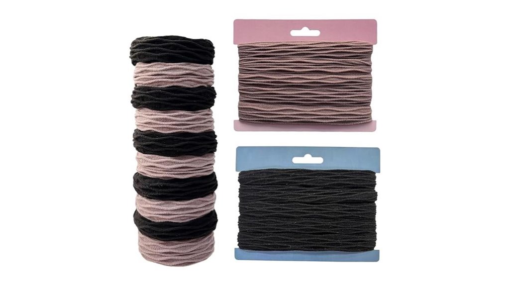 thick hair seamless elastic ties