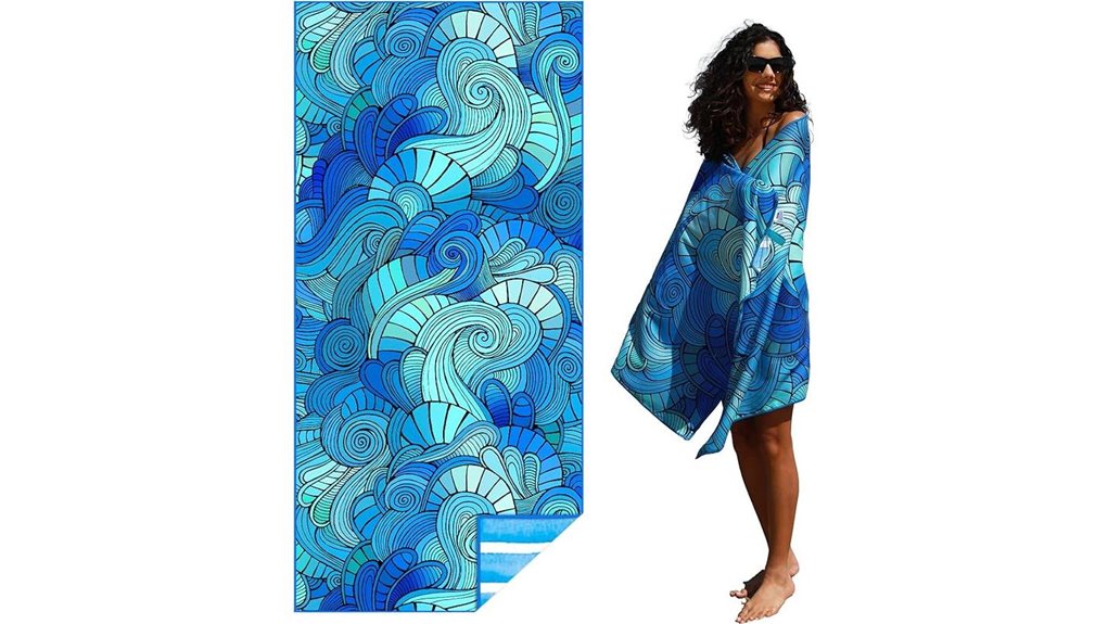 thin lightweight sand free towel