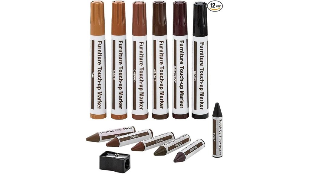 thirteen piece wood repair set