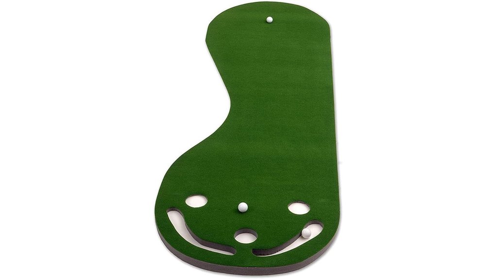 three foot by nine foot putting