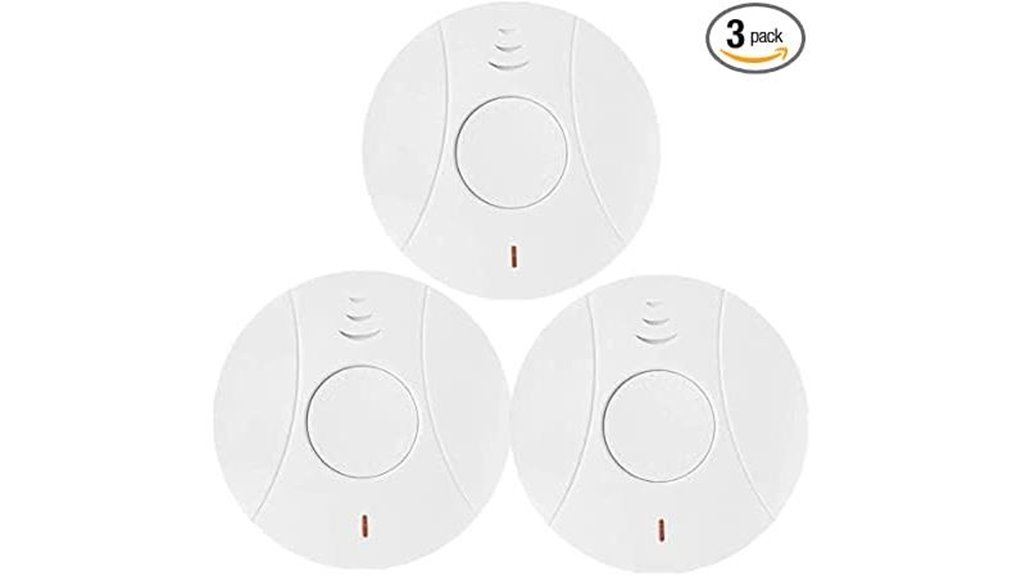 three pack 10 year detectors