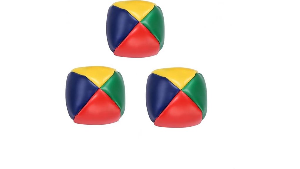 three pack beginner juggling balls