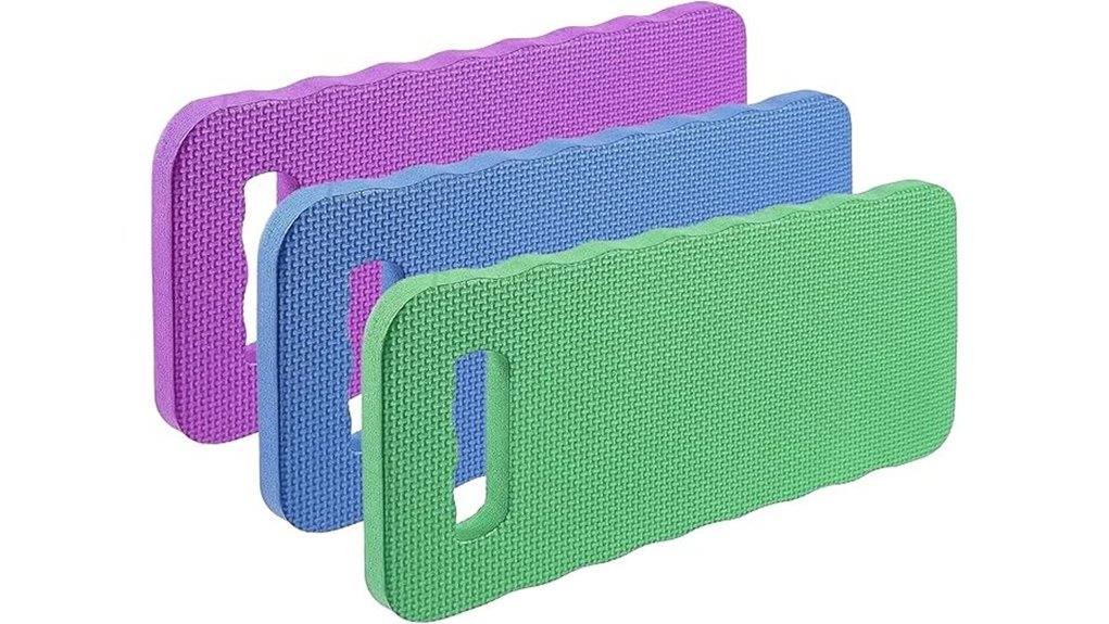 three pack foam gardening kneelers
