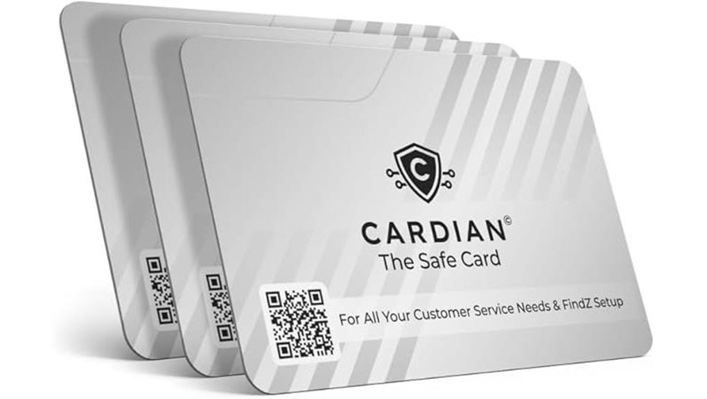 three pack rfid blocking cards