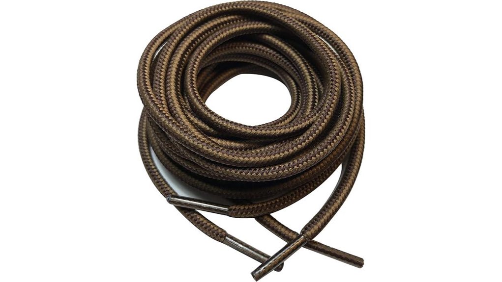 three pairs heavy duty bootlaces