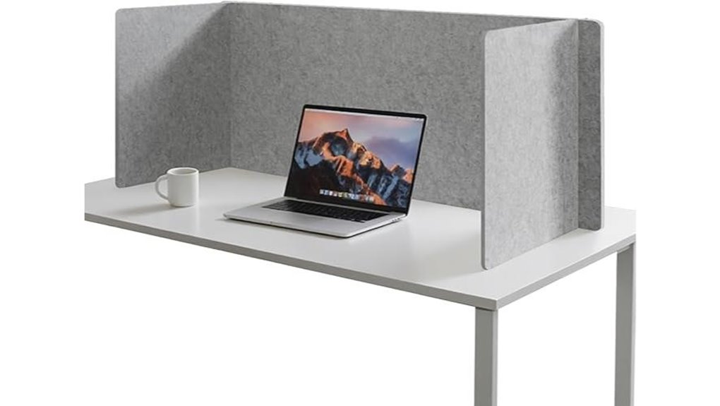 three panel freestanding acoustic divider