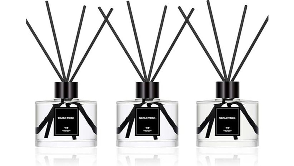 three scent reed diffuser set