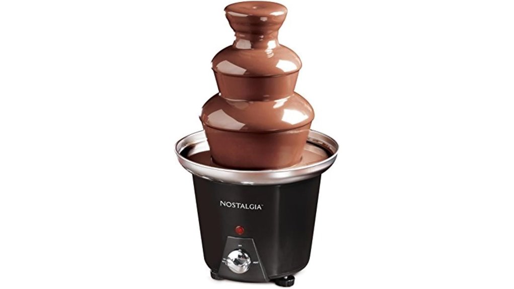 three tier electric chocolate fountain