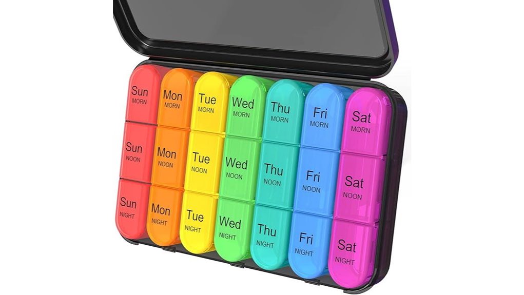 three times daily seven day organizer