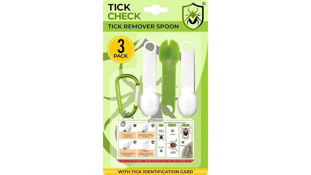 tick removal spoon set