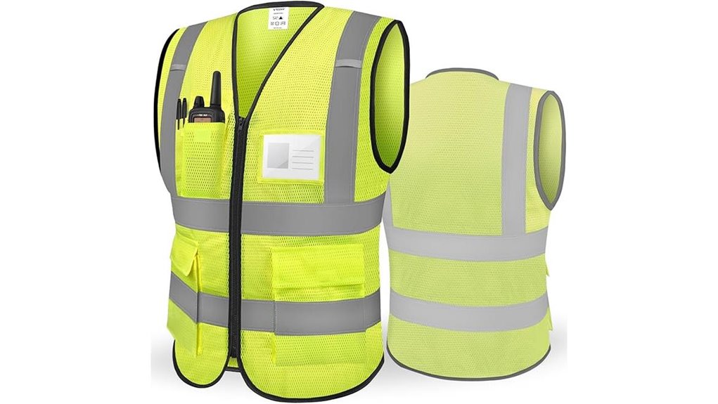 ticonn reflective high visibility vest