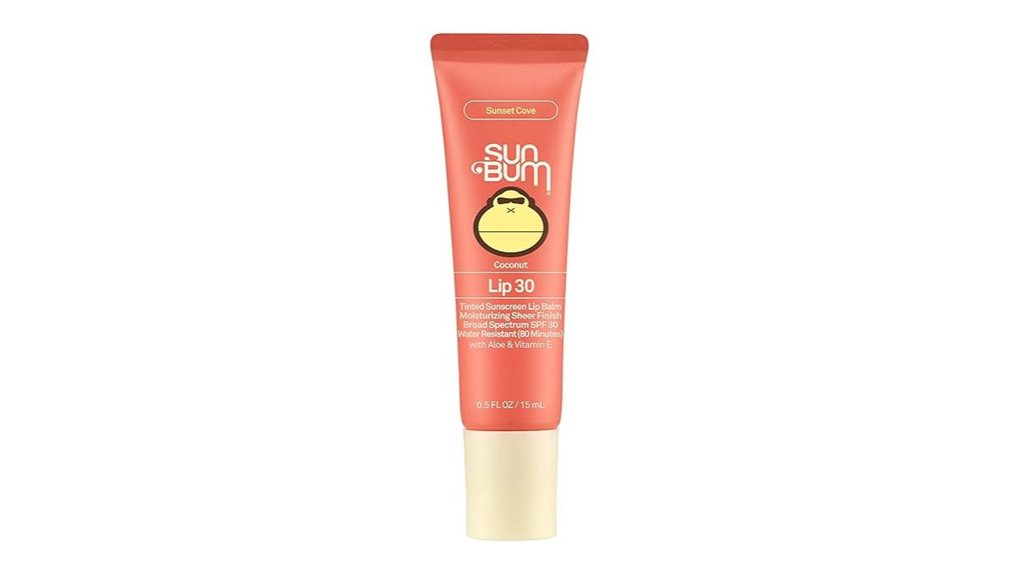 tinted coconut spf30 lip balm