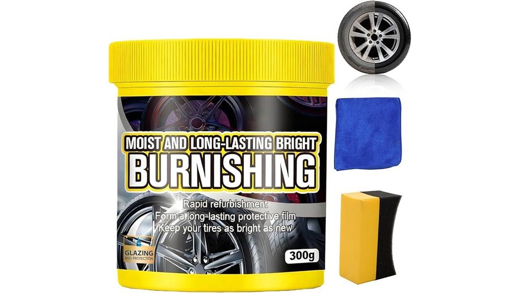 tire shine gel with applicator