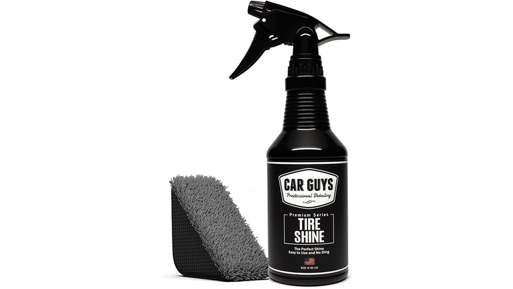 tire shine spray kit