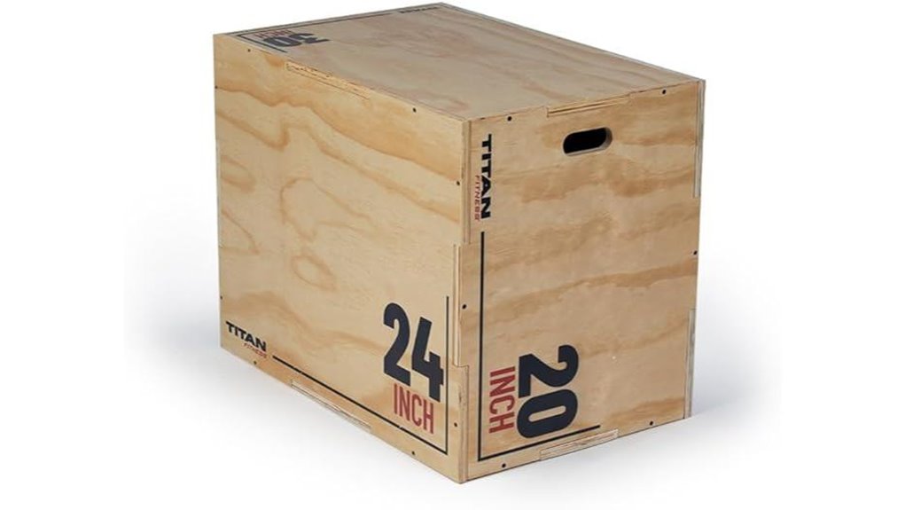 titan fitness wooden plyo box