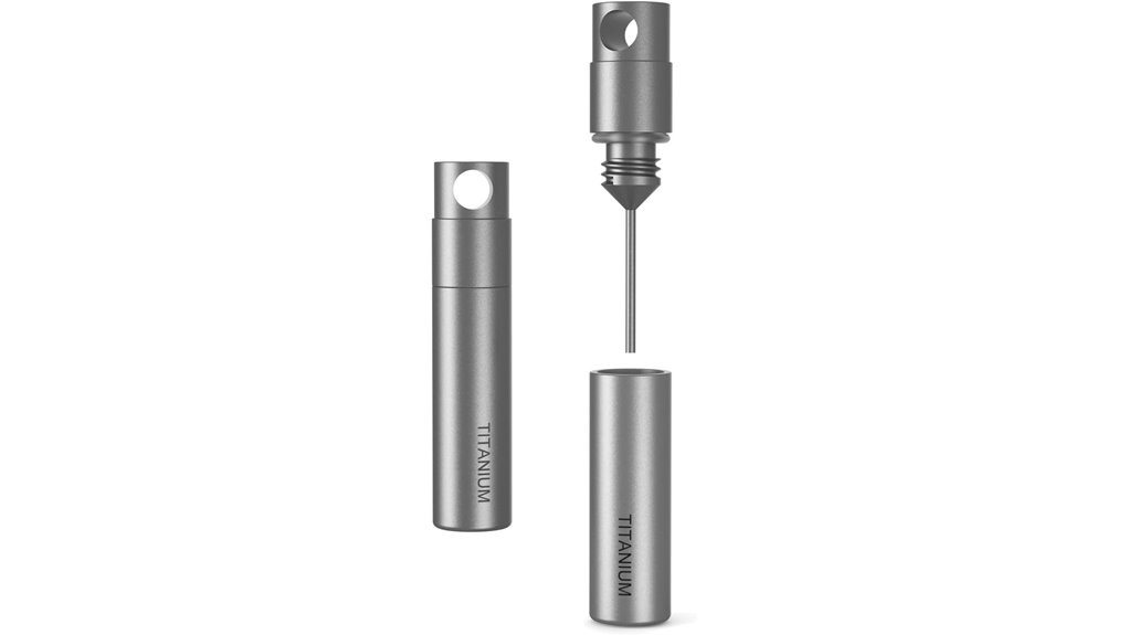 titanium sim ejector keyring