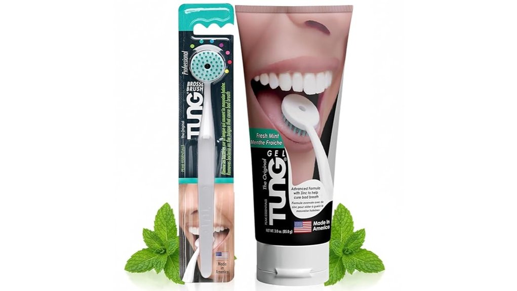 tongue cleaning kit with gel