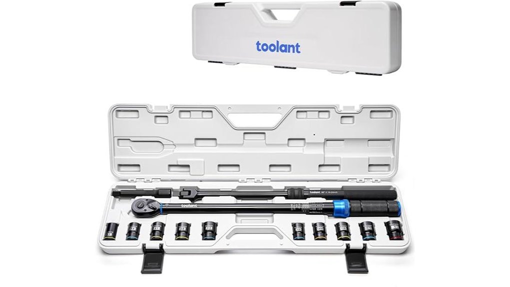 toolant 13pc 1 2 torque wrench